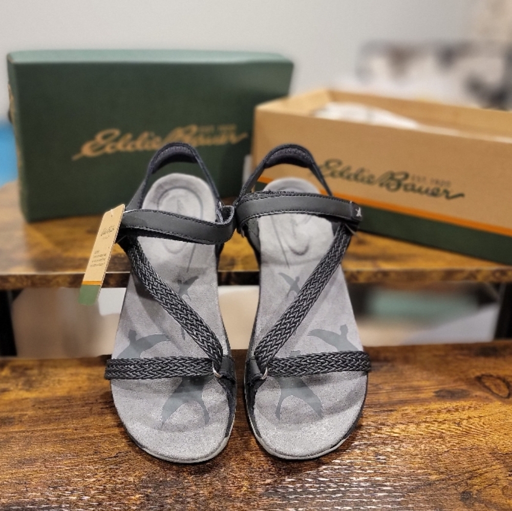 Eddie Bauer Black Sandals